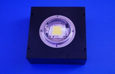 100w geleide Lichte 78mm Flintglaslens, 60 graad Geleide Lens met Vierkante Heatsink
