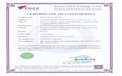 Sunshine Opto-electronics Enterprise Co.,ltd