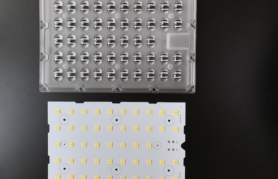 kopen van LEIDENE van 150W 3030 SMD de Lens van de de Opticaserie Straatlantaarncomponenten voor Weglamp online vervaardiging