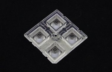kopen PMMA Led Collimator Lens , 4 in 1 Led Optical Lens For SMD 5050 Led Lamp online vervaardiging