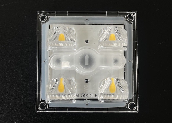 kopen 10w 15w 20w vierkant 5050 SMD LED-module waterdicht objectief 50x50mm 4 in 1 60/90/75x150 graden online vervaardiging