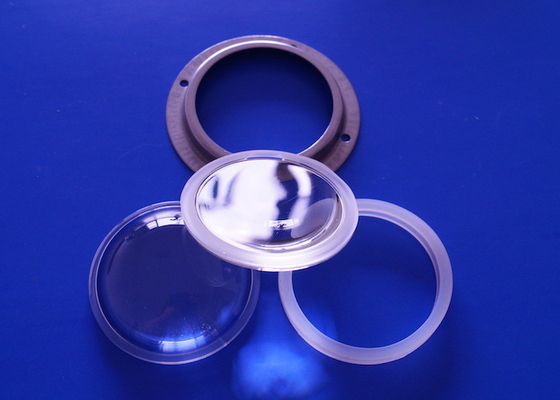 kopen HB66-60 COB LED-glaslens 60 graden 66 mm diameter borosilicaat glaslens online vervaardiging