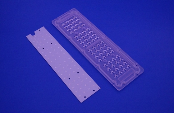 High Efficiency 3030 Led Lens With PCB Mounting , 64pcs 65x150 Degree