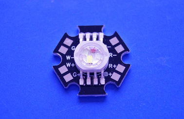 kopen Van de LEIDENE van 4X3W Epistar de Geleide Diode Spaander Hoge Macht RGBW met Zwarte Sterpcb online vervaardiging