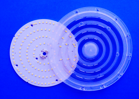kopen 100W 3030 leidde PCB-van de Module de Hoge Baai Lichte Materiële 92% Overbrenging van de Lenspc online vervaardiging