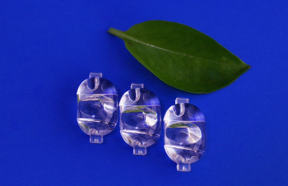 1W / 3W Aspheric LED Street light Lens , PC high power Led light Lens