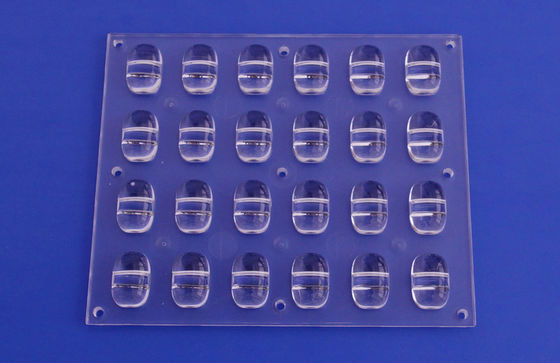 PC Edison / Bridgelux Lens , LED Street Light Lens For Street Light Fixtures