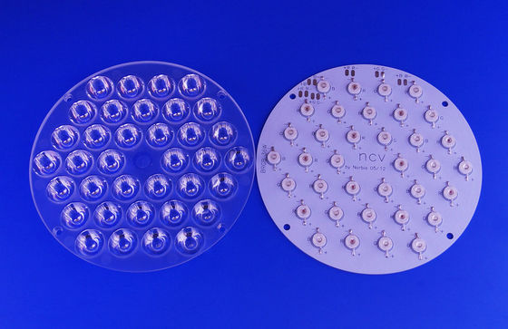 15 30 45 Degree RGB Optical PMMA LED Lens Array LED Lamp Lens 36W
