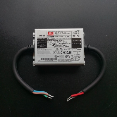 kopen MeanWell Constante stroom IP67 waterdicht lichtdriver XLG-20-H 18-30V 0.7A 21W LED-stroomvoorziening voor buitenlicht online vervaardiging