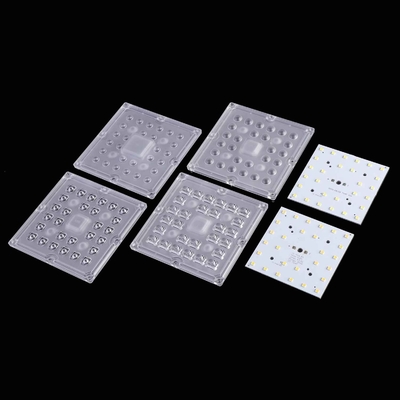 kopen De LEIDENE van SMD3535 150lm Straatlantaarn past Lens van Uitrustingen de Optische PC retroactief aan online vervaardiging