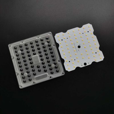 50w 90 Degree SMD3030 Square LED Lens For Tunnel Light