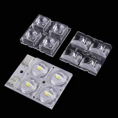 kopen 4 in 1 5050 leiden 50x50mm SMD 3030 leidde Lens voor Hoog Baailicht online vervaardiging
