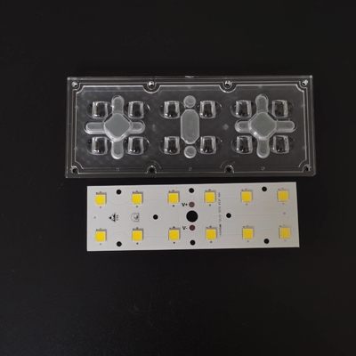kopen De LEIDENE van SMD7070 60W Straatlantaarnmodule past Uitrustingen158x103 Graad retroactief aan online vervaardiging