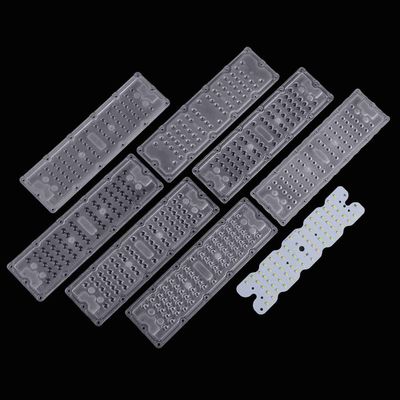 LED Street Light Lens With PCB For Tunnel Light , SMD 3030 LED Optics Lenses