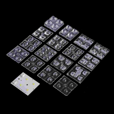 kopen 2x2 Led-module 50x50mm 4 in 1 LED-optische lens voor weglamp online vervaardiging