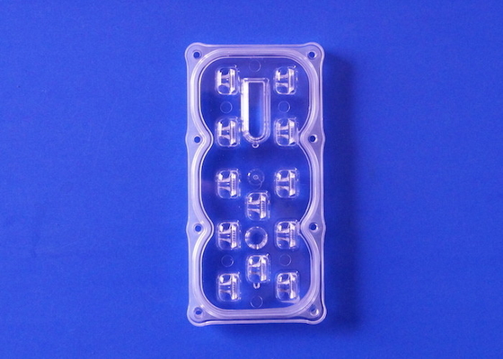 12 Pieces 3535 SMD LED Street Light Lens Module Optical Grade PC 91% Tranmittance