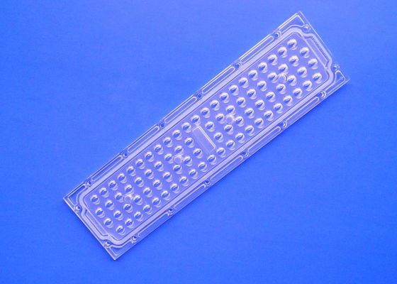 Vertical 136x78 Degree 70W SMD3030 84LED PC Road Light Lens