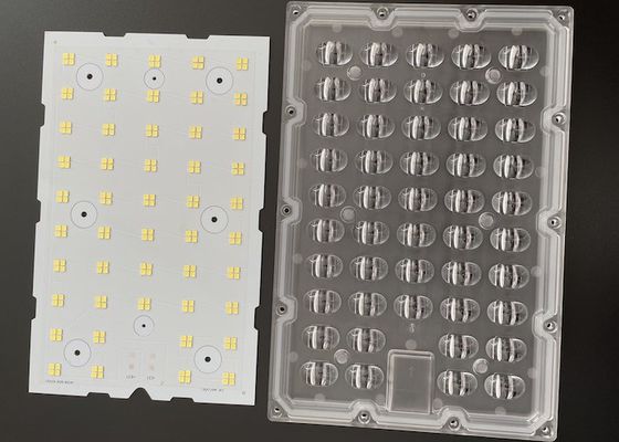 kopen LEIDENE van 192PCS SMD3030 1W 6V Lensmodule type2-m 48 Puntenlens 150LM/W online vervaardiging