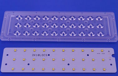 3535 PCB-Plaat die LEDs en Optische Lens voor Benzinestationlamp opzet