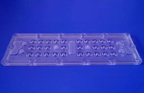 Aangepaste SMD 5050 LED Lens Array 28 in 1 met 80x150 graden bundelhoek voor straatverlichting