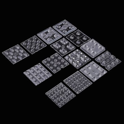 50x50mm PMMA LED-optische lens met meerdere kijkhoeken voor straat- en overstromingslichten