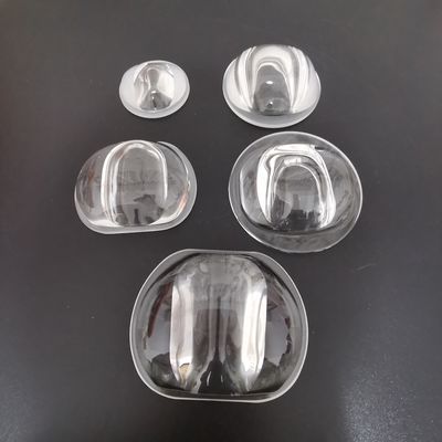 Borosilicaatglas LED optische lens 75x135 graden stralingshoek IP65 waterdicht voor tunnelstraatverlichting