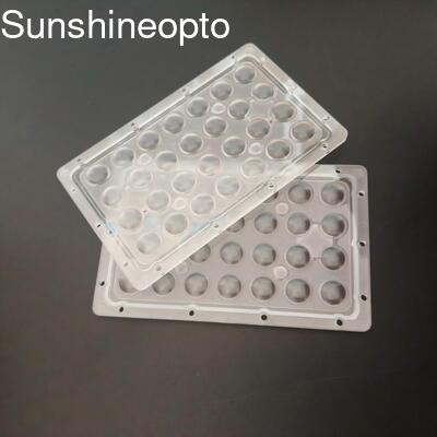Aangepaste 3030 SMD LED-printplaat voor 35-50W LED-lichtmodules met 90 graden stralingshoek en optische pc-lens