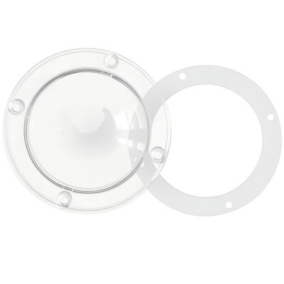 88 mm 120 ° PC LED-lensafdekking voor hoogbouwverlichting 91% lichtdoorlatendheid OEM- en ODM-fabrikant