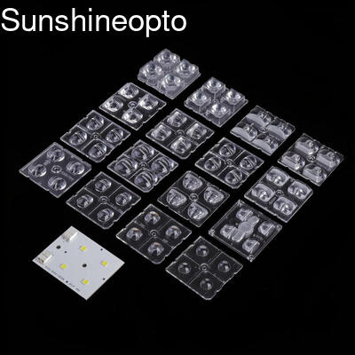 Groothandel 50x50 mm LED-optische lenzen met meerdere kijkhoeken voor straat- en overstromingslichten