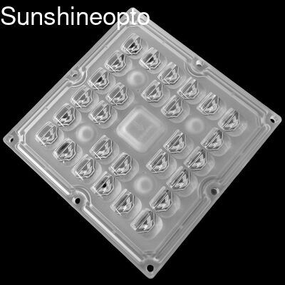 Export 3535 SMD LED Lens Array 28 In 1 Square Module met 100X60 graden straalhoek en optisch PC materiaal