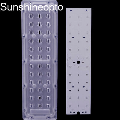 3X12 36 LED 3030 3535 SMD Street Light Lens met 65x150 graden straalhoek Optische kwaliteit PC Verticale lichtverdeling
