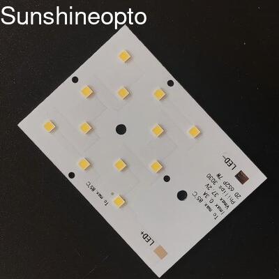 Aangepaste 12 in 1 SMD 3030 LED-printplaat voor straatlantaarn Schijnwerper Rijbaan Snelweg Tuintunnellicht