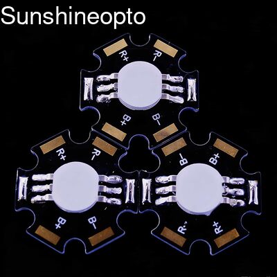 3W RGB krachtige LED-lichtgevende diode met 120 graden stralingshoek en sterontwerp