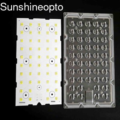 192PCS 3030 SMD LED Street Light Module met 210x240x35mm Heatsink voor 150W Power Applications