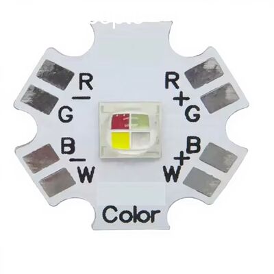 10W RGBW krachtige LED-chip voor podiumverlichting 120 ° brede straal RGBW LED-emitterfabrikant