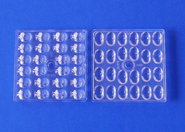 24 LEIDENE Straatlantaarn Lens 5050MM van de 3030 SMD-LEIDENE Graad Weg de Lichte Brede Hoek 151x81