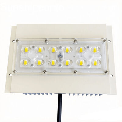60W 7070 LED-straatverlichtingsmodule met 158×103 graden optische lens en aluminium PCB voor rijbaanverlichting