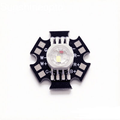 12W RGBW LED-module met 4-punts LED-chips High Power LED op Black Star PCB voor podiumverlichting