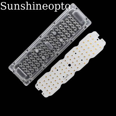 LEIDENE van 60W 72pcs SMD 3030 Straatlantaarnmodule met 80×150 Graadstralingshoek