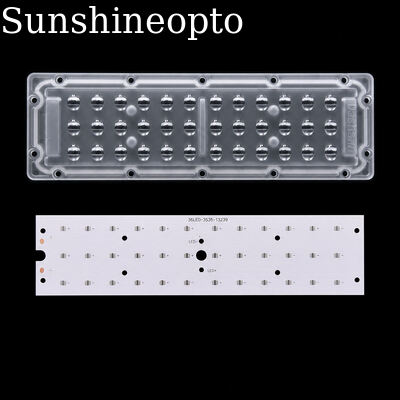 50W SMD 3535 LED-straatverlichtingsmodule 150lm/W Hoog rendement LED-module 92% PC optische lens