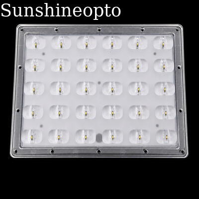 30W LED-straatverlichting retrofitset 90 × 126 ° Stralingshoek LED-lens OEM / ODM-leverancier