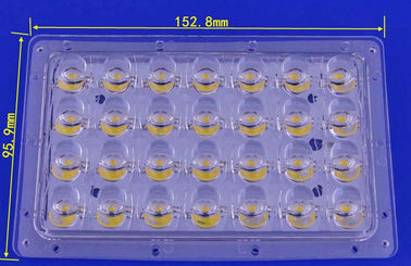 PCB-LEIDENE van Soldeerselbridgelux LEIDENE Lensserie voor 28W-Straatlantaarn
