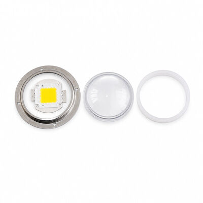 78 mm diameter 120 graden stralingshoek LED-glaslens met 93% doorlaatbaarheid voor hoogbouwlicht
