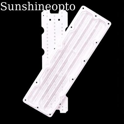 Aangepaste 64-in-1 3030 SMD LED-printplaat met 90×110 graden optische pc-lens voor rijbaan- en industriële verlichting