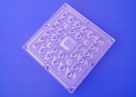 3535 SMD LED Lens Array 28 In 1 Square Module met 100X60 graden straalhoek en optisch PC-materiaal