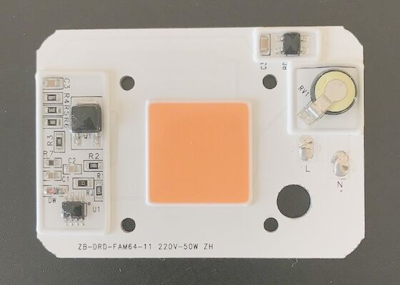 AC220V DOB 50W kweekt de Lichte Driverless-LEIDENE Houder van 3200k 78x55mm