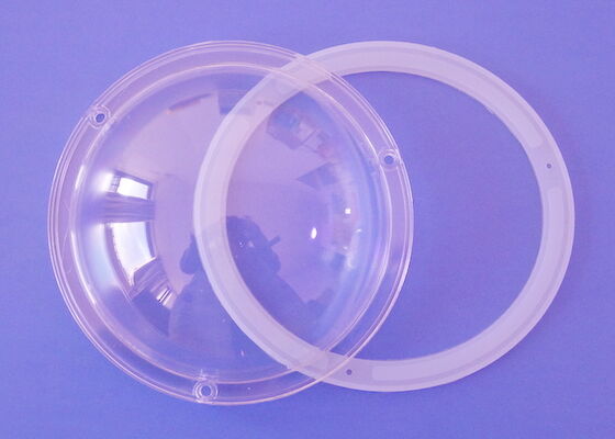 Transparante Plastic LEIDENE van 200W 300W Dekking 168MM Dia With Gasket